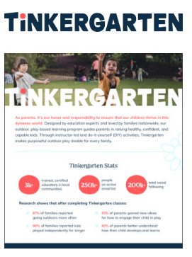 Tinkergarten discount
